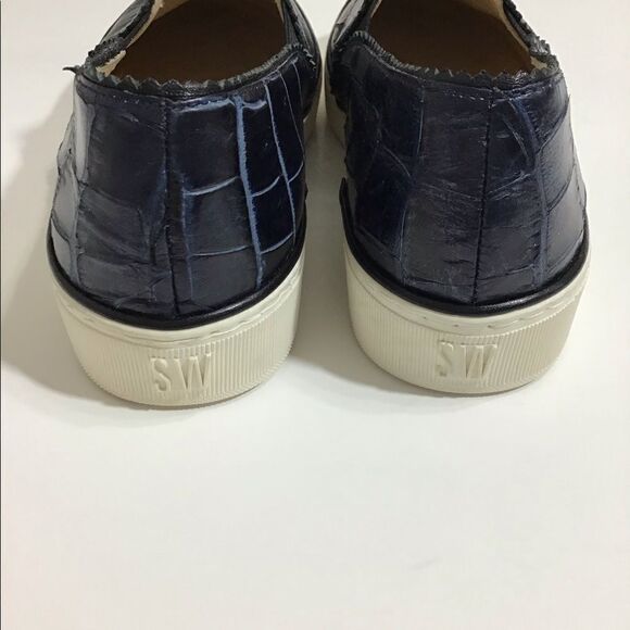 Stuart Weitzman Blue Nuggets Chunky Platform Slip On Sneakers Size 5 1/2 - Picture 7 of 11